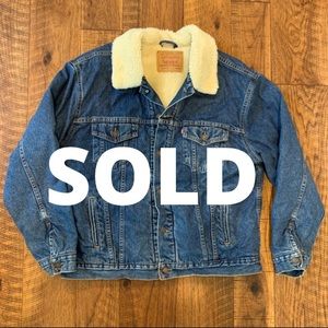 Men’s Levi’s Sherpa Denim Jacket